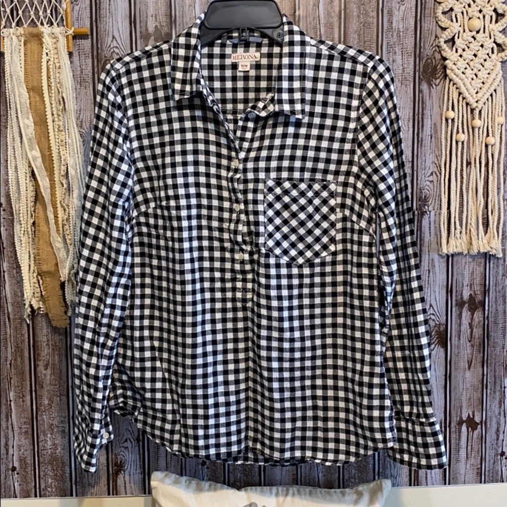 Ladies long sleeve cotton shirt